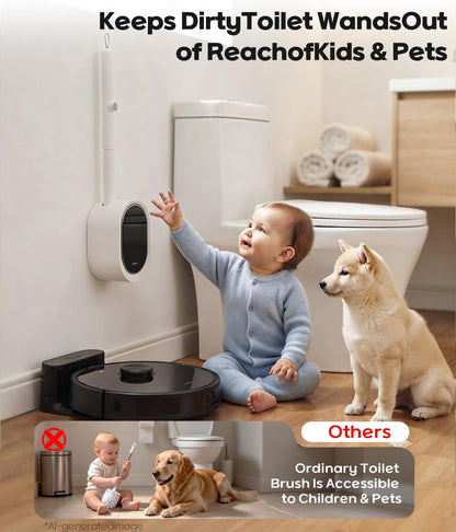 Hygienic Touch-Free Toilet Cleaning System