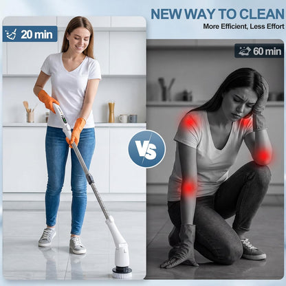 PowerClean Cordless Spin Scrubber