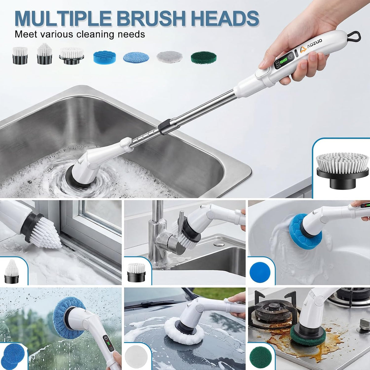 PowerClean Cordless Spin Scrubber