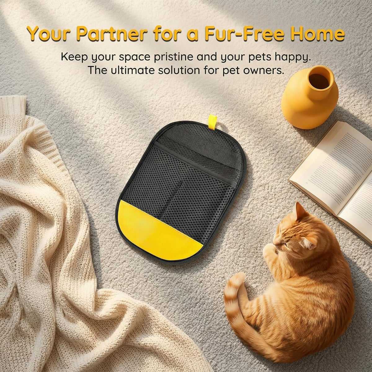 Eco-Friendly Pet Hair Remover Glove