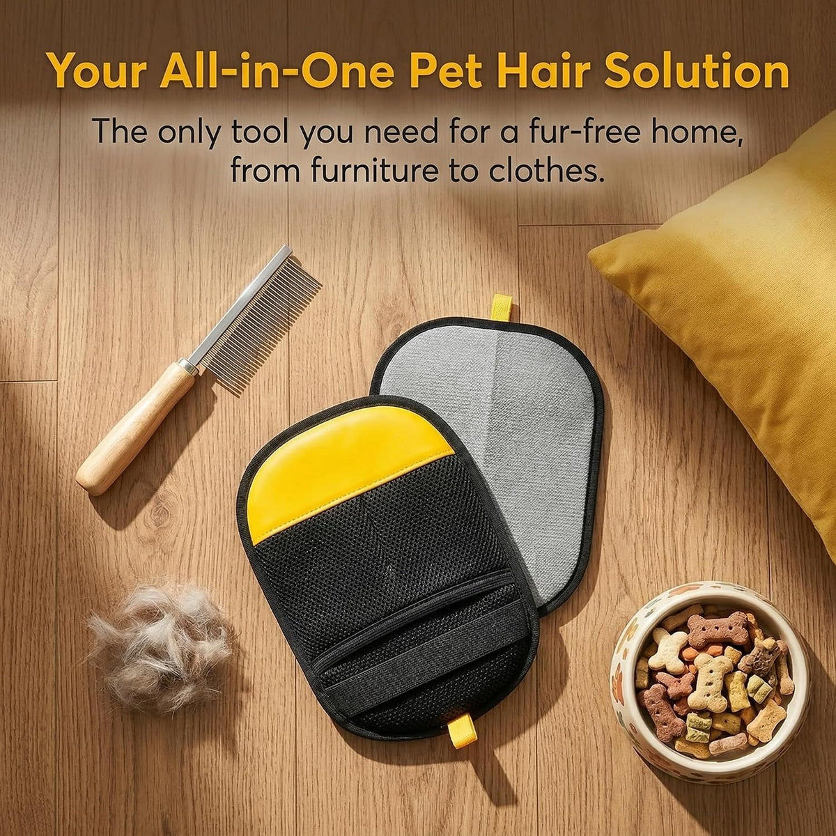 Eco-Friendly Pet Hair Remover Glove